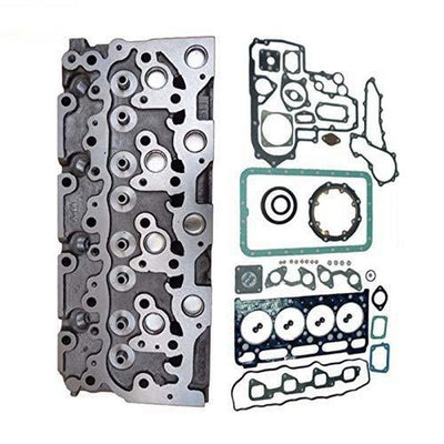 New Bare Diesel Cylinder Head + Full Gasket Set For Kubota V2203