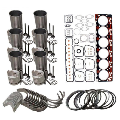 Overhaul Rebuild Kit For MITSUBISHI S6SD Piston Ring Liner Gasket Bearing Set Parts