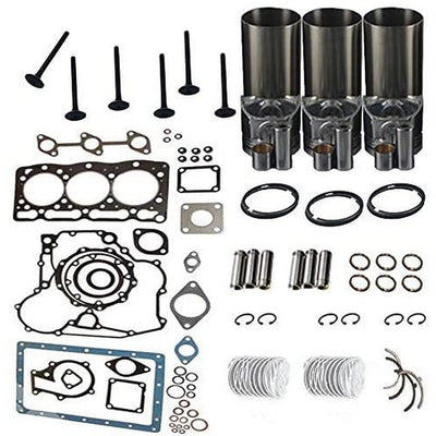 Overhaul Rebuild Kit for D1105 IDI 3 cylinder Kubota Engine