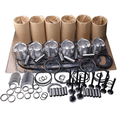 Overhaul Rebuild Kit Compatible with Nissan TD42 Engine 1995 Nissan Patrol Y60 and Forklift Turck Vehicles