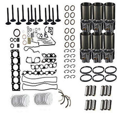 Engine Rebuild Kit For Mitsubishi S6S Piston+Piston Ring+Cylinder Liner+Gasket Kit