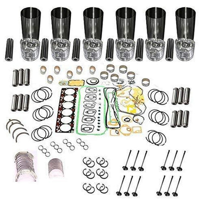 Rebuild Kit With Cylinder Gasket Kit Fit For Deutz F6L914 914 (6 Cylinder)