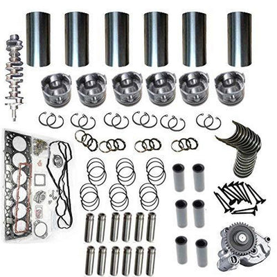 Rebuild kit + crankshaft + oil pump for Mitsubishi 6D34 6D34T