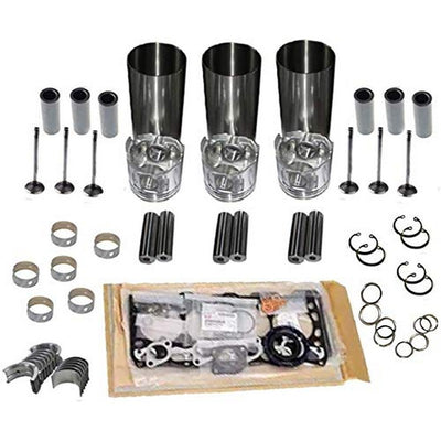 Overhaul Rebuild Kit for Isuzu Engine 3AD1 Piston Liner Ring Bearing Gasket Kit