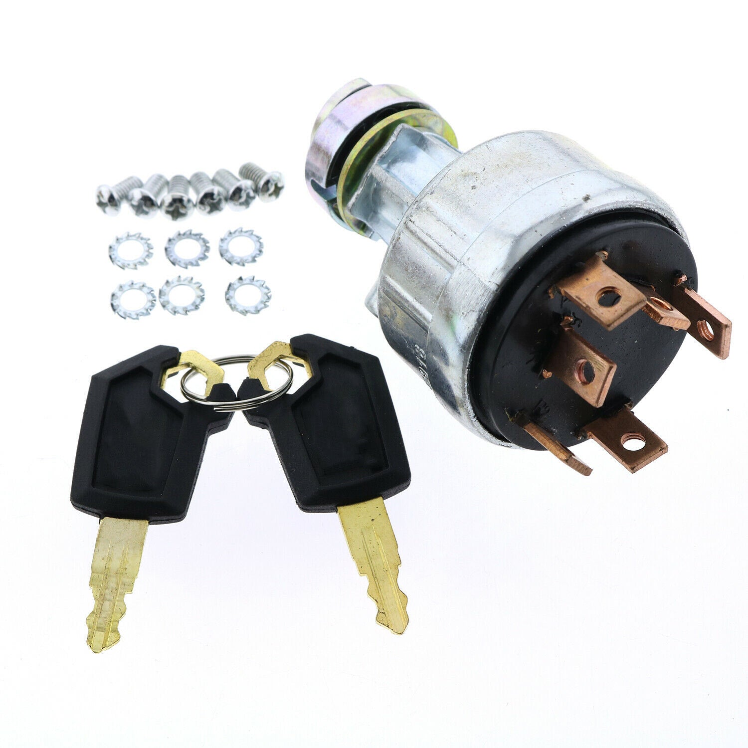 Ignition Switch W/ 2 key Fits Caterpillar Cat CAT E70B 315BL 307C 318BL - Buymachineryparts