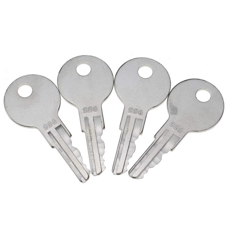 4PCS Ignition Key 556 for Hyster Yale Forklift Lull Upright Ford New Holland Skid Steer Models C175 L180 LS125 LS160 L140 L784 L465 LX665 LX485 LS140 LS180.B