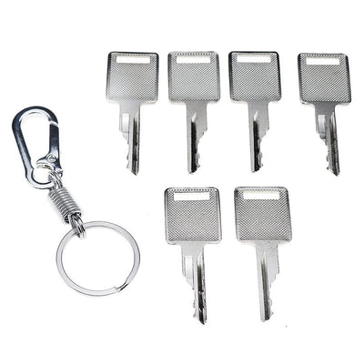 Ignition Keys #D250 A77313 6693241 6709527 with Key Chain for Bobcat 863 873 883 963 751 753 763 773 310 313 440 443 453 463 530 533 540 542 542 553 Skid Steer Loader Mini Excavators