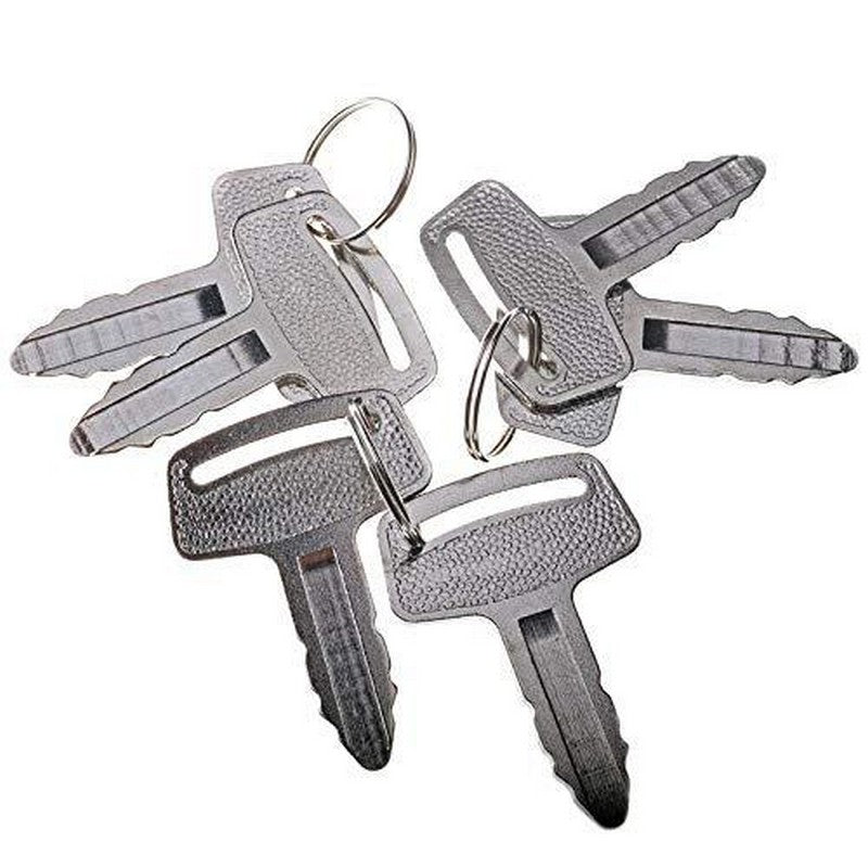 Ignition Keys 6 pcs RC101-53630 for Kubota K008 K008-3 KX91-2 KX101 KX161-2 R310B R400B R420 R520 KH101 KH151 KH170