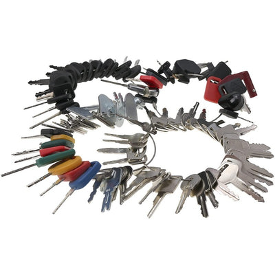 100 Key Set  for  Heavy Equipment Volvo John Deere Bobcat New Holland Komatsu and More