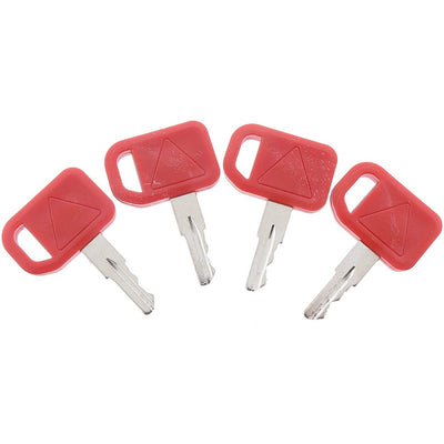 4PCS Ignition Keys AT195302 AT145929 for John Deere 1200 210C 310A 310C 310E 315C 410C 415B 710D 550B 700H 1050J 210LJ 250D 460E