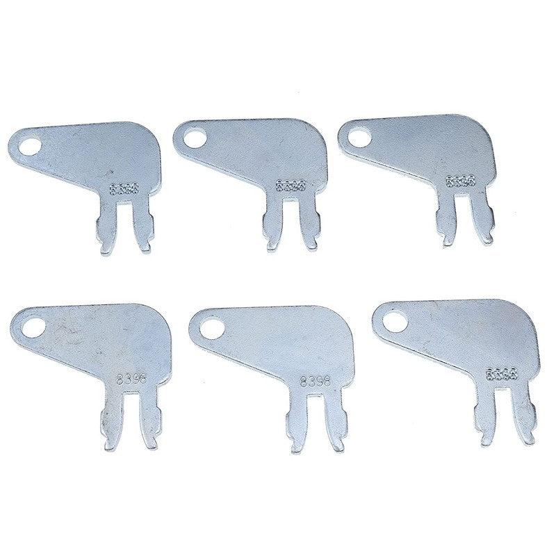 6PCS Master Disconnect Key 8398 8H-5306 8H5306 7N-0718 7N0718 for Caterpillar Wheel Skidder 508 515 518C 525 525B 525C 525D 528B 530B 535B 535C 535D 545 545C 545D 555D