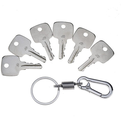 6 Keys Ignition Keys with Key Chain #AR51481 Fit for John Deere Equipment