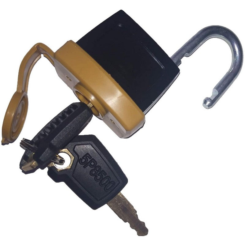 Padlock 246-2641 & Key 5P8500 for Caterpillar 725 730 735 740 D250E D300E 730 740 AP-1000D AP-1050B 385C 5080 5090B G3508 G3512 G3516 3406C 3412 3508 3508B 3512 3512B