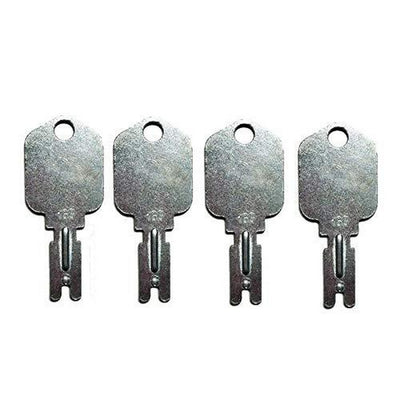 4PCS Forklift Ignition Key For Clark Crown Gradall Gehl Hyster Komatsu Yale #166