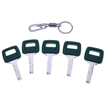 5X Laser Cut Heavy Equipment Ignition Keys 11039228 17225331 Fit for Volvo Articulated Hauler A20C A25C A25D A30C A35C A40 DA25D DA30D A35D A40D