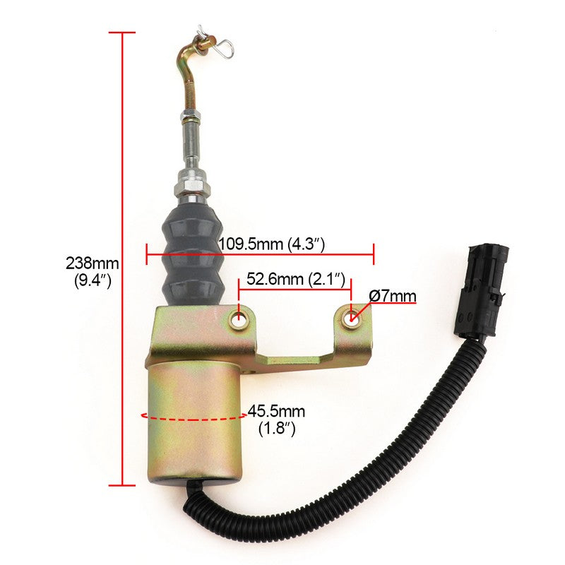 Diesel Shut Down Solenoid 3974947 SA-3742-24 with kits