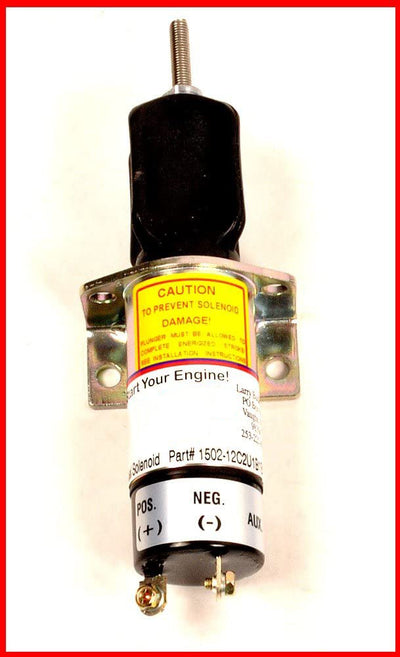 Diesel Shut Down Solenoid 1500-2049	1502-12C2U1B1S2 - Buymachineryparts