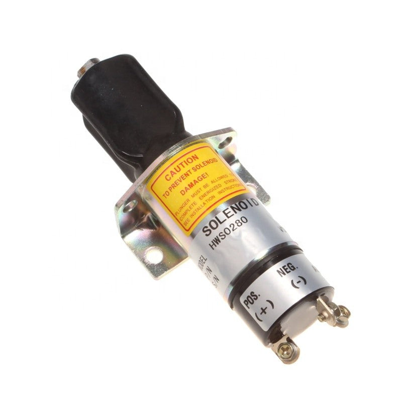 Shutdown ShutOff Stop Solenoid 1502-12C6U1B1S1 SA-3452-T 12V Fit for 2848231 Perkins 4.165 T6.3544 Series Engine & Woodward??Synchro-Start?????¨¬?o?