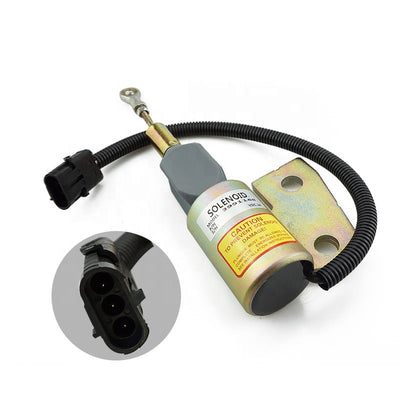 Shut Down Solenoid 3991168 24Vdc Fit for Case Cummins 4BT Enigne Syncro Start