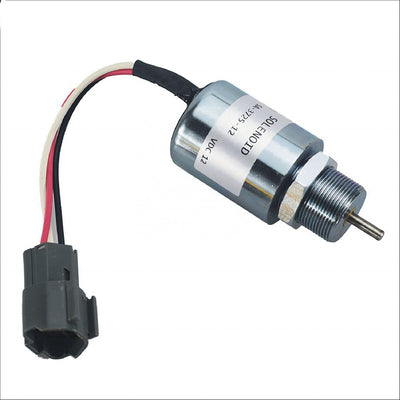 Stop Solenoid PJ7415748 12V Fit for Volvo Excavator EC13 EC15 EC15B EC20 EC20B EC25 EC30 EC35 EC45