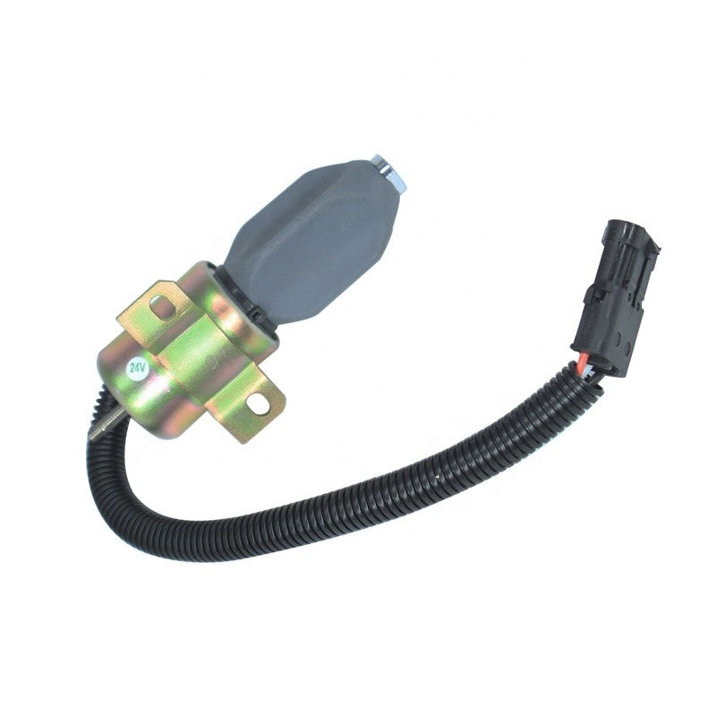 Fuel shut off solenoid 24 volt for JCB 332/J5060 JS130 JS160 JS180