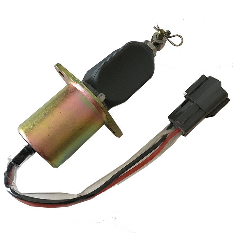 Fuel Shutdown Solenoid 1751ES-24A3UC12B1S 24 VDC Hyundai Excavator R60-5 Yanmar