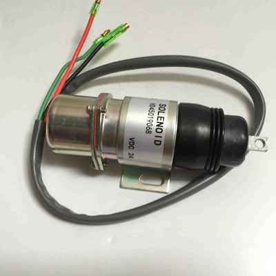 Fuel shut off solenoid 24 volt 716/30091 for JCB S130 S220 Excavator Isuze 4BG1 + Engine