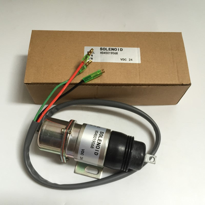 Fuel shut off solenoid 24 volt 716/30091 for JCB S130 S220 Excavator Isuze 4BG1 + Engine