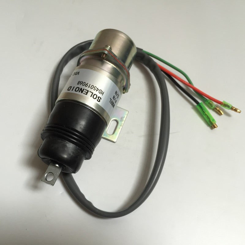 Fuel shut off solenoid 24 volt 716/30091 for JCB S130 S220 Excavator Isuze 4BG1 + Engine