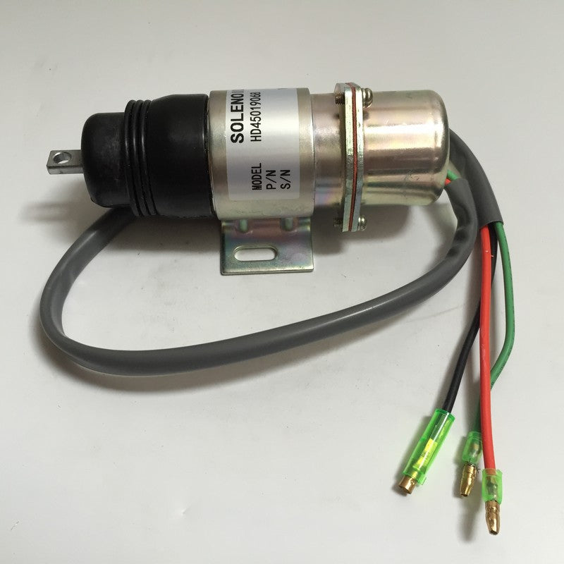 Fuel shut off solenoid 24 volt 716/30091 for JCB S130 S220 Excavator Isuze 4BG1 + Engine