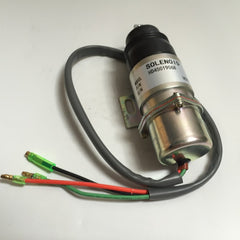 Fuel shut off solenoid 24 volt 716/30091 for JCB S130 S220 Excavator Isuze 4BG1 + Engine