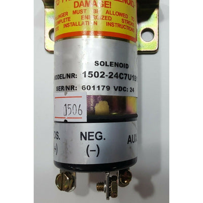 Diesel Shut Down Solenoid 1500-2132	 1502-24C7U1B1S1A