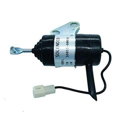 12V 16851-60014 Stop Solenoid for Kubota Tractor BX2350D BX24D BX25 G2160 GR2100 GR2110 RTV900R RTV900T