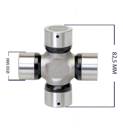 Universal Joint U-Joint Size:30*82.4mm Oem No.:New Holland:9579282 STAHL:CZ-116 Spicer:5-5178X GKN:U625 - Buymachineryparts