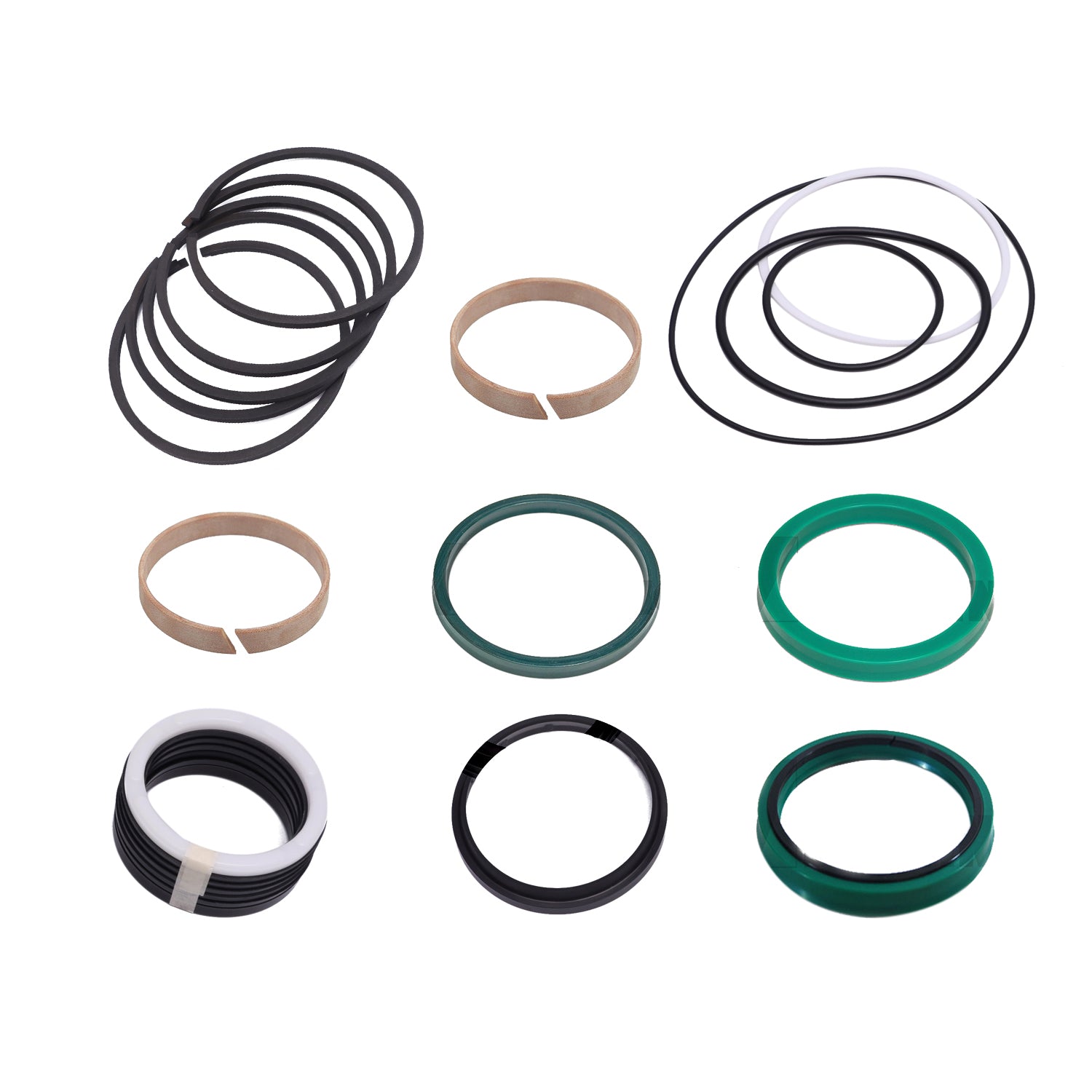 Differential Cylinder 10176356 (DN 110/75) Seal Kit for Schwing Stationary Concrete Pump, Hydraulic Main Oil Cylinder Sealing Kit for Schwing Stetter Concrete Pump