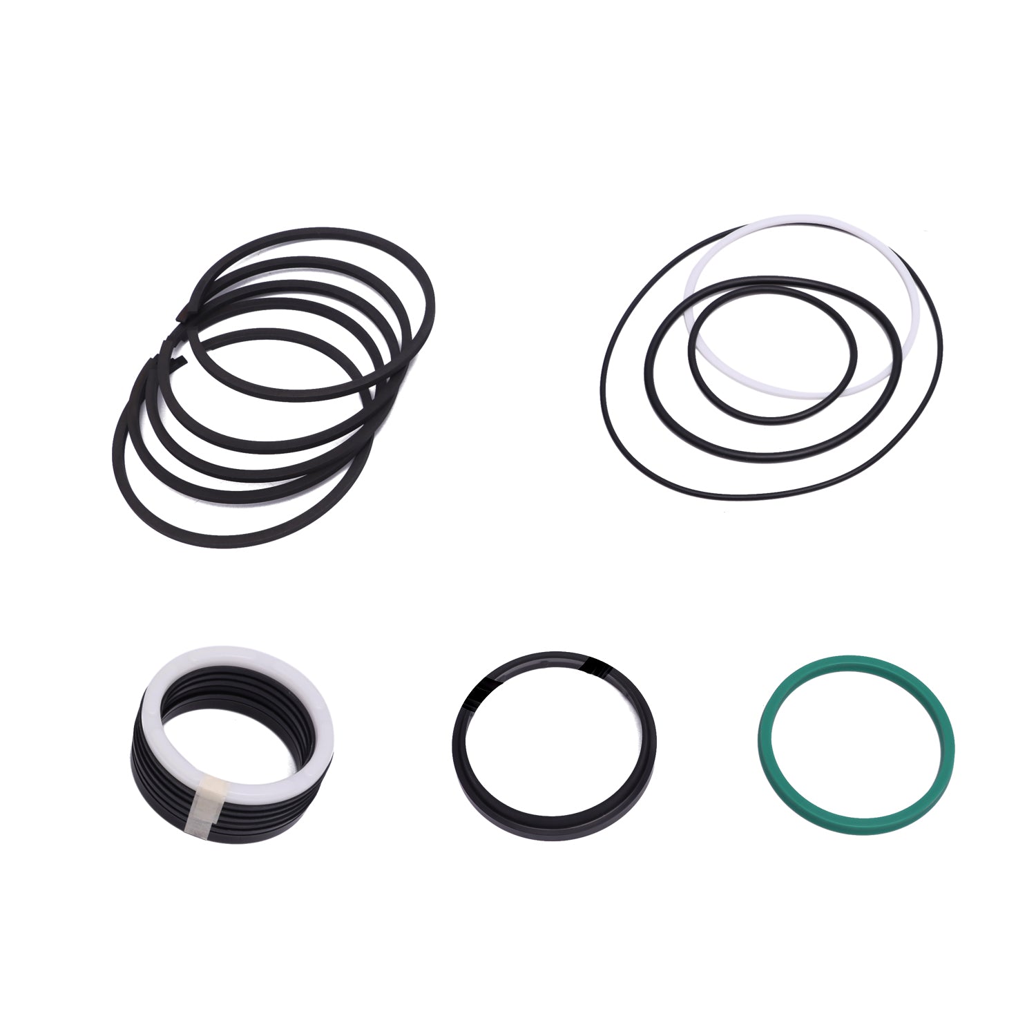 Differential Cylinder 10031492 (DN 120/80) Seal Kit for Schwing Truck-Mounted Concrete Pump, Hydraulic Main Oil Cylinder Sealing Kit for Schwing Stetter Boom Pump.