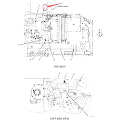 Air Hose 190-5851 for Caterpillar CAT E312C 312C 314C Excavator 3064 Engine