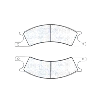 2 PCS Brake Pad 385-10-178472 for Komatsu Wheel Loader 530 530B 530-1 530B-1