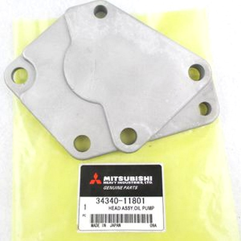 For Caterpillar CAT 320V2 Mitsubishi Engine S6K Oil Pump Head Assy 34340-11801