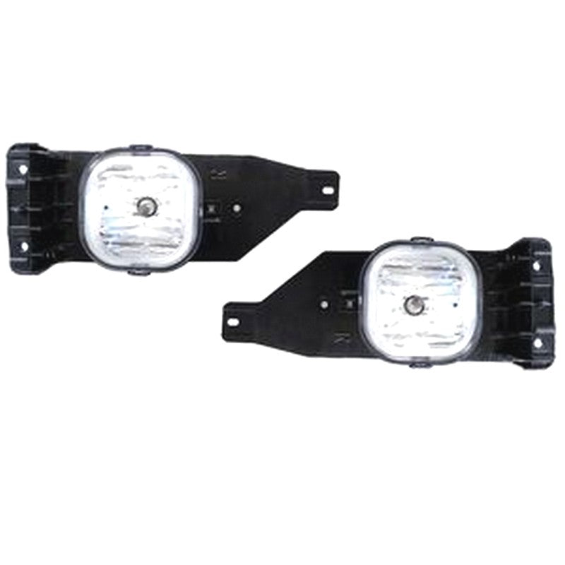 Complete Clear Lens Fog Lamp Kit with H10 Light Bulb for 05-07 Ford F250 F350 F450