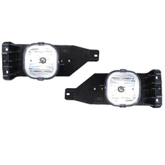 Complete Clear Lens Fog Lamp Kit with H10 Light Bulb for 05-07 Ford F250 F350 F450