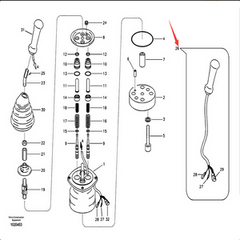 Control Lever Assembly VOE14514021 VOE 14514021 for Volvo EC135B EC140 EC160B EC210 EC210B EC240 EC240B