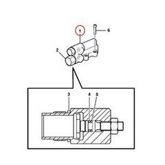 Control Valve 11708076 for Volvo T450D A35D A40D - Buymachineryparts