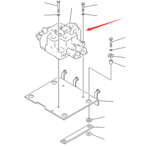 Control Valve 709-12-13100 709-12-13101 709-12-13102 for Komatsu WF450 WA450 WA450L WA470