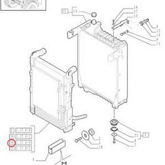 Cooler Assembly 84158370 for CASE Tractor PUMA165 PUMA180 PUMA195 PUMA210 - Buymachineryparts