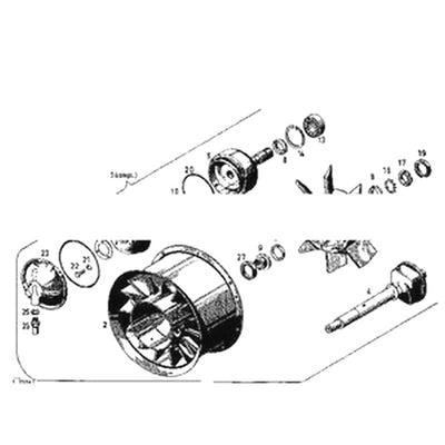 Cooling Blower 0214 4899 for Deutz Engine BFL413F FL413FW BFL513F FL513FW