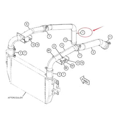 Cooling Hose 369-2259 for Caterpillar CAT 320D2 320D Excavator C7.1 C6.6 Engine