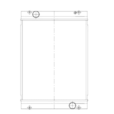 Cooling Radiator 17472657 for Volvo Wheel Loader L70H L90H