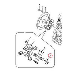 Coupling VOE 14517106 for Volvo Excavator EC135B EC140B EC140C EC140D ECR145C ECR145D ECR145E EW130 - Buymachineryparts