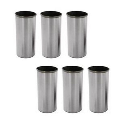 6 Pcs Cylinder Liner 65.01201-0050 for Komatsu Doosan Daewoo Engine D1146 Excavator Solar 250LC-V 220LC-III 300LC-V